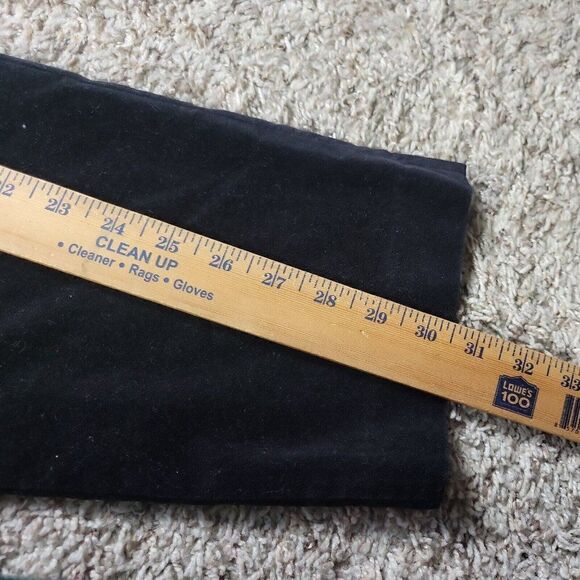 Talbots Pants Womens 4 Black Velvety Casual Classic Side Zip Slim - Picture 8 of 10